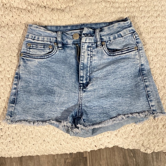 Aeropostale High-Rise Jean Shorts - Picture 1 of 4
